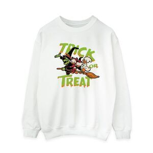 DuckTales Womens/Ladies Trick Or Treat Sweatshirt / White